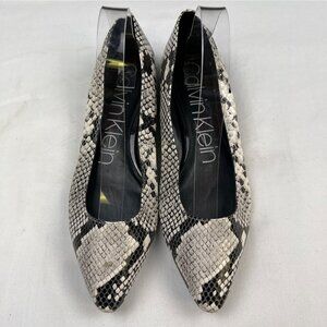 Calvin Klein Emerin Women's Black/White Shoes/Flats Sz 9 SKU 4623
